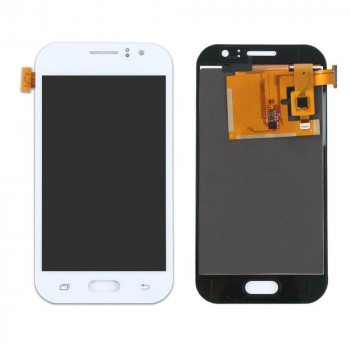 Buy Now LCD With Touch Screen For Samsung Galaxy J1 Ace - White Display Glass Combo Folder